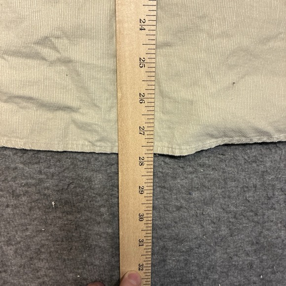 Vintage Let's Quizz Again Corduroy Shirt Womens Medium Embroidered 90s Grandma - Picture 8 of 8